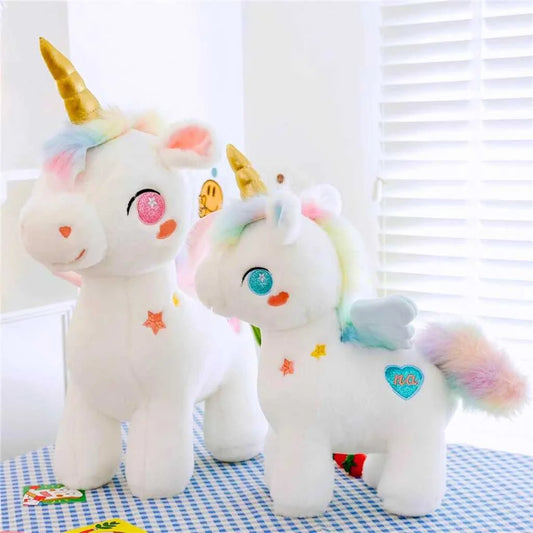 Cute Kawaii Plush Unicorn Toys with Wings