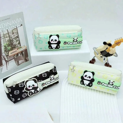 Cute Panda Large Capacity Pencil Pouch | Durable Stationery Organiser for Kids