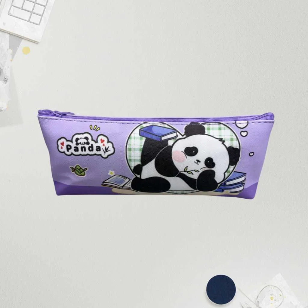 Cute Panda Pencil Pouch for Kids | Durable & Spacious