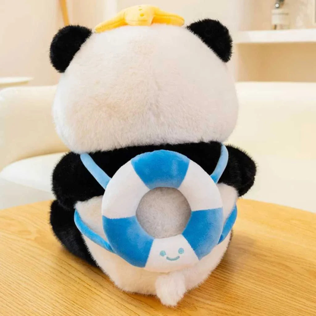 Cute Panda Plush Toy with Outfit Premium 35cm Soft Toys