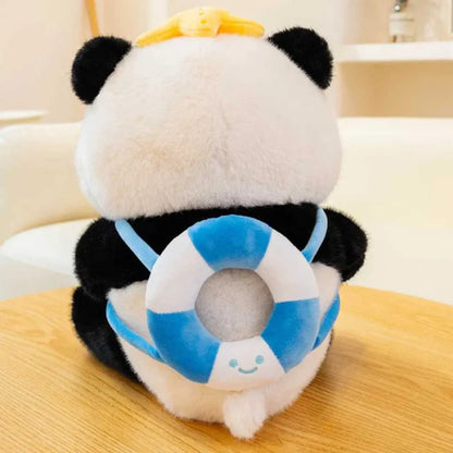 Cute Panda Plush Toy with Outfit Premium 35cm Soft Toys