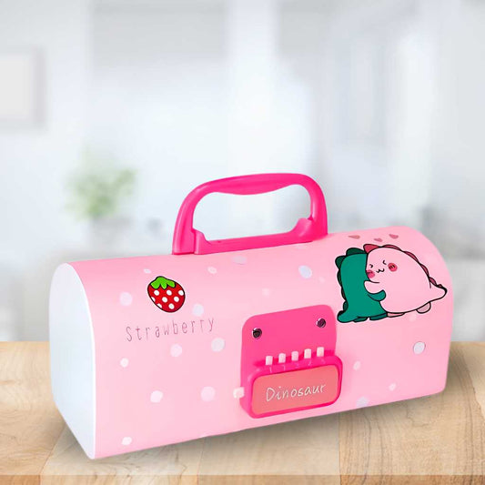 cute pencil case with passcode for kids