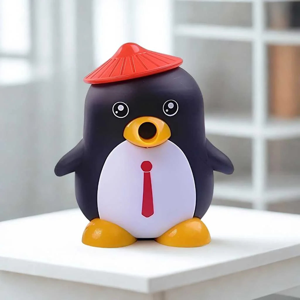 Cute Penguin Shaped Manual Pencil Sharpener for Kids | DODKart