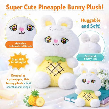 Cute Pineapple Bunny Plush Toy 35cm Kawaii Edition