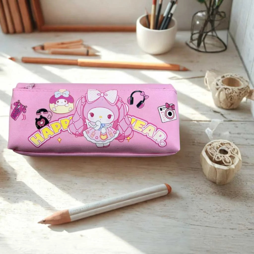 Cute Pink Kawaii Pencil Pouch for Girls | DODKart