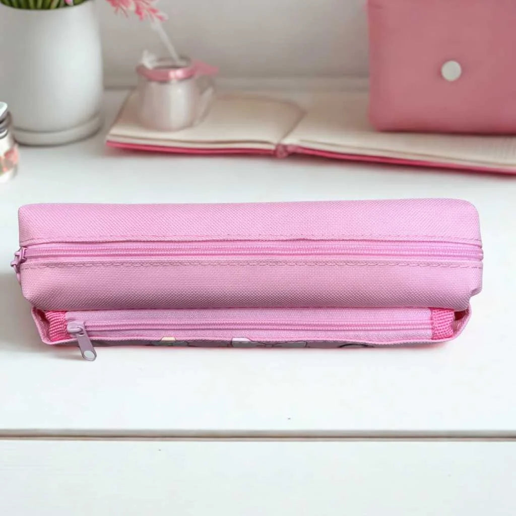 Cute Pink Kawaii Pencil Pouch for Girls | DODKart