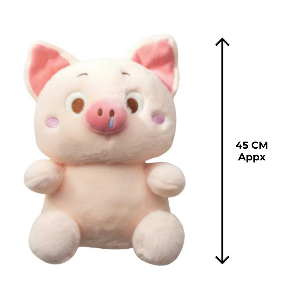 Cute Pink Pig Plush Toy for Kids 45cm Premium Stuffed Animal