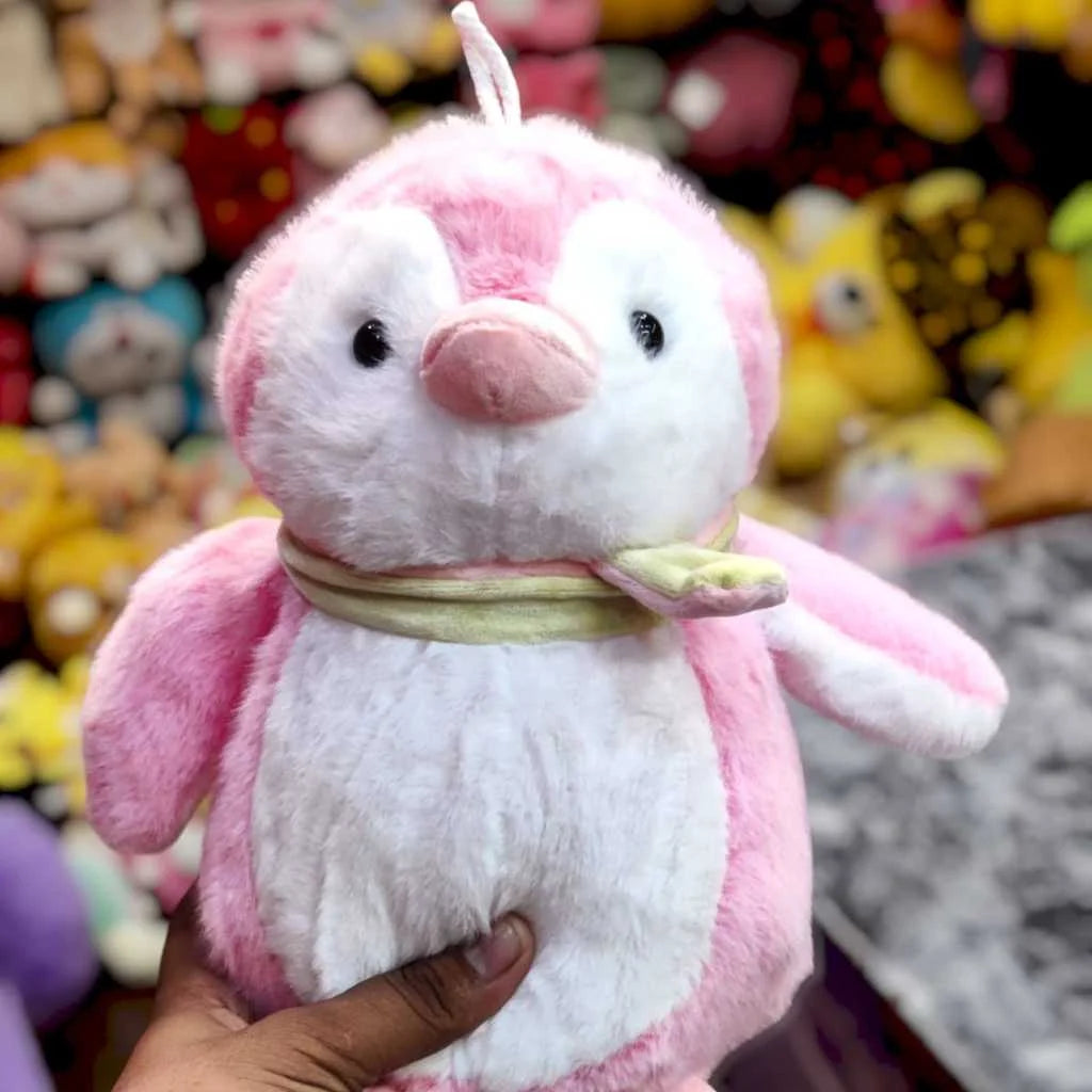 Cute Plush Penguin Soft Toy with Scarf