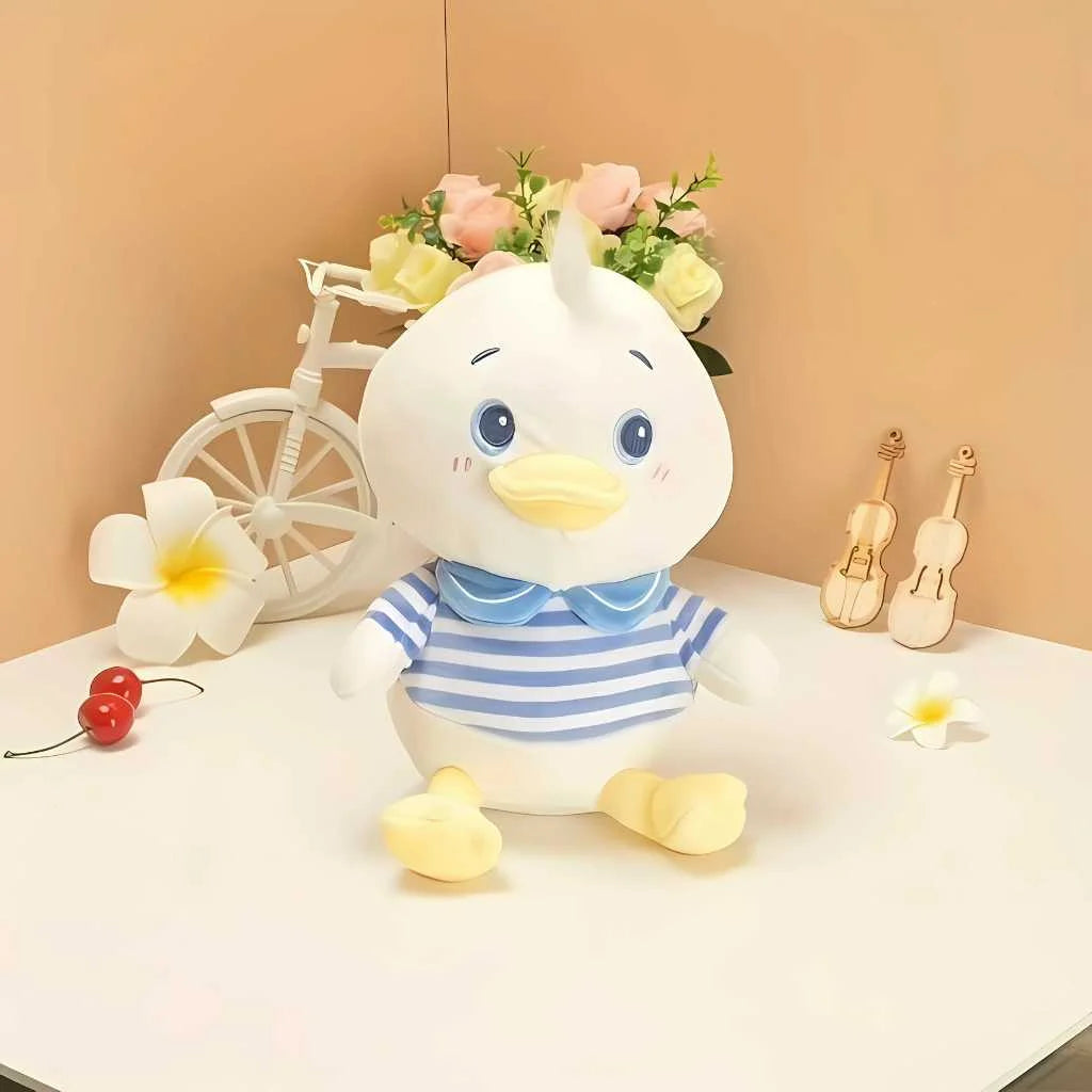 Cute Plush Sailor Style Duck Soft Toy