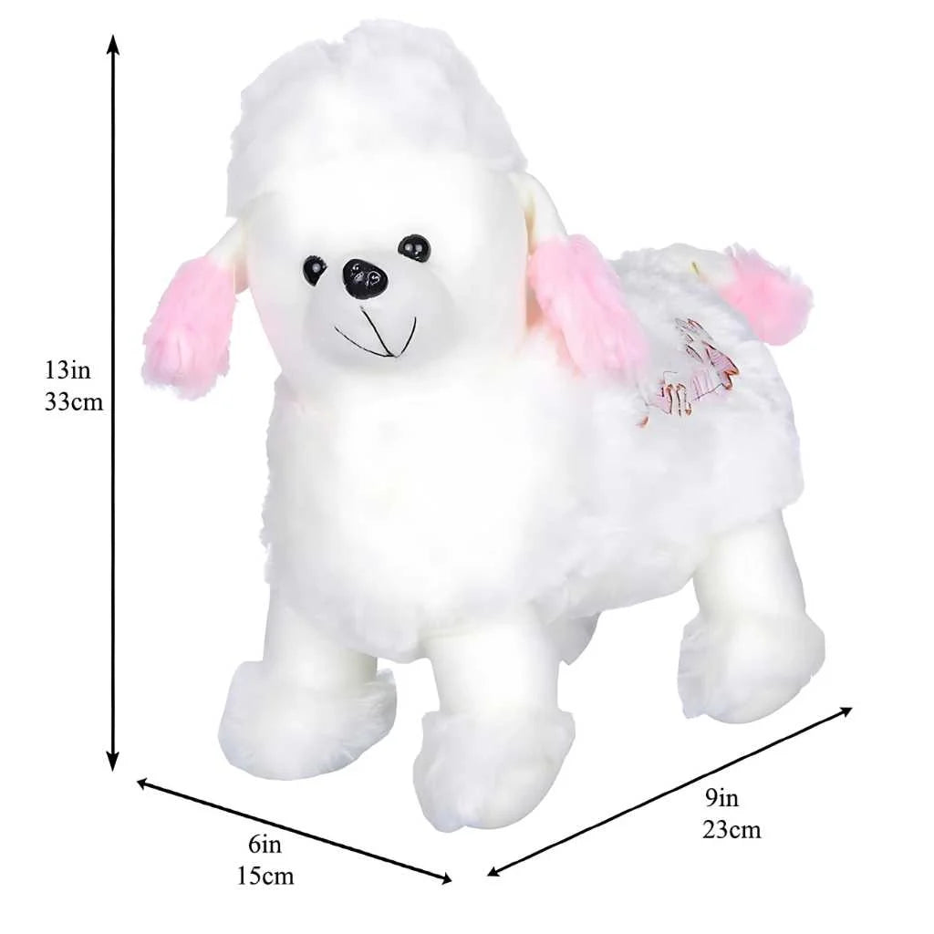 Cute Poodle Dog Soft Toy for Kids