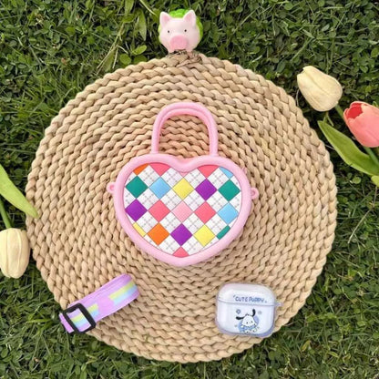 Cute Pop Heart Shape Sling Bags for Girls