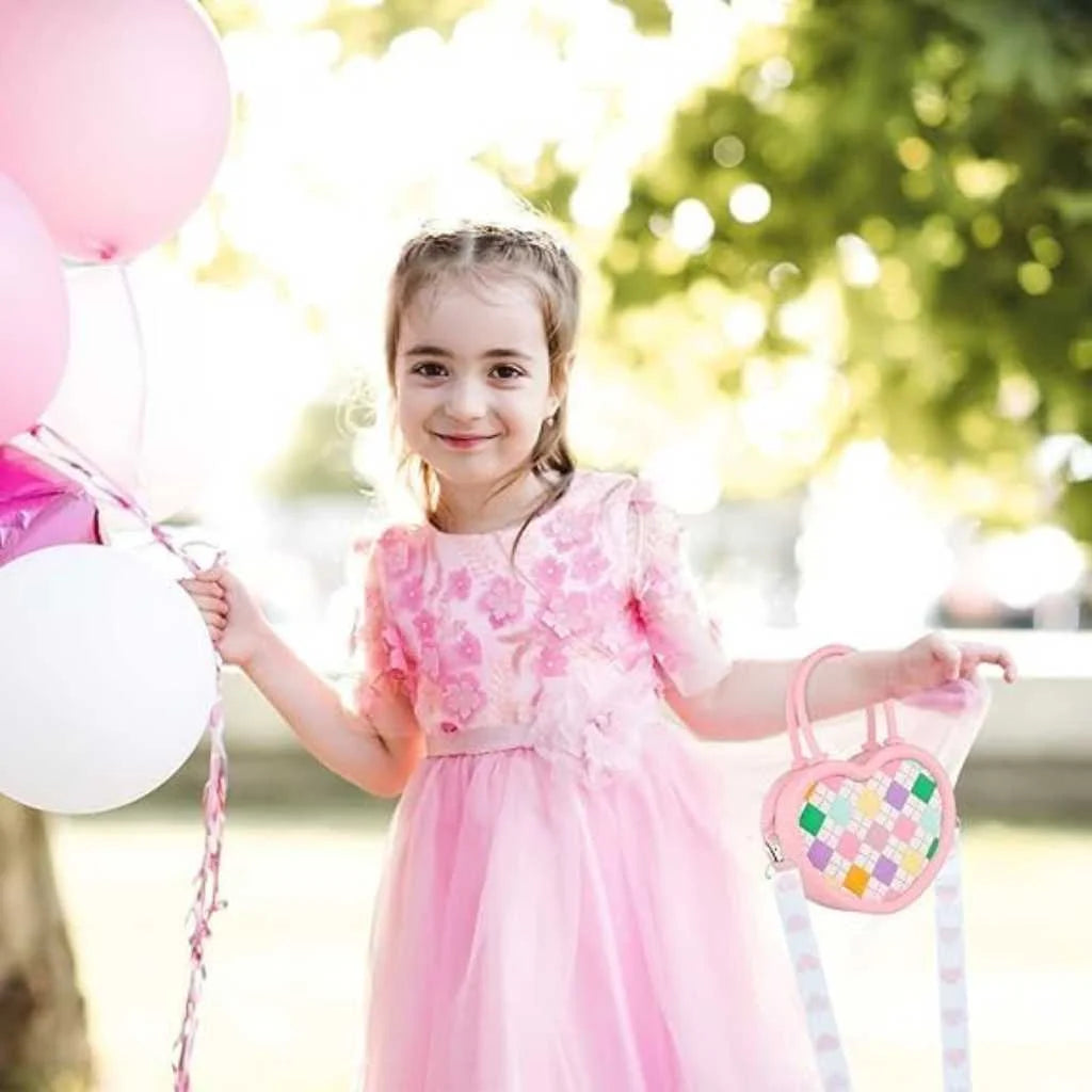 Cute Pop Heart Shape Sling Bags for Girls