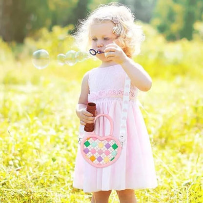 Cute Pop Heart Shape Sling Bags for Girls