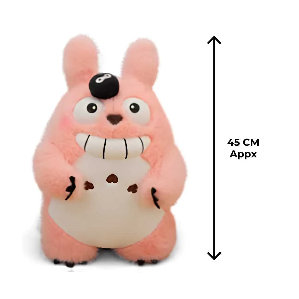 Cute Quirky Pink Totoro-Style Plush Toy for Kids 45cm