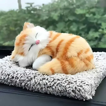 Cute Sleeping Cat Soft Toy Car Dashboard Toys