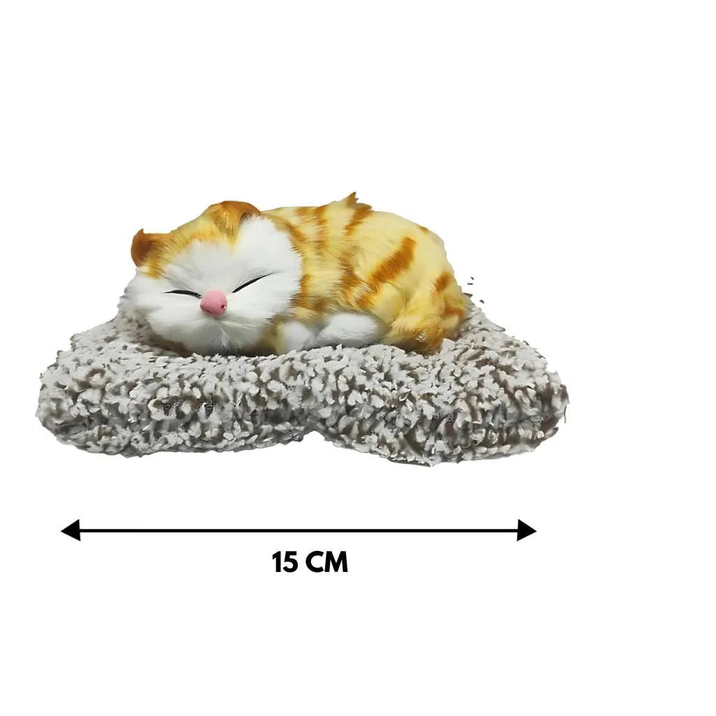 Cute Sleeping Cat Soft Toy Car Dashboard Toys
