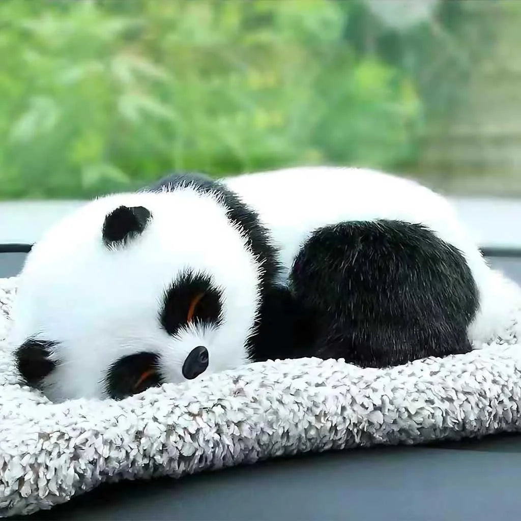 Cute Sleeping Panda for Car Dashboard Toys