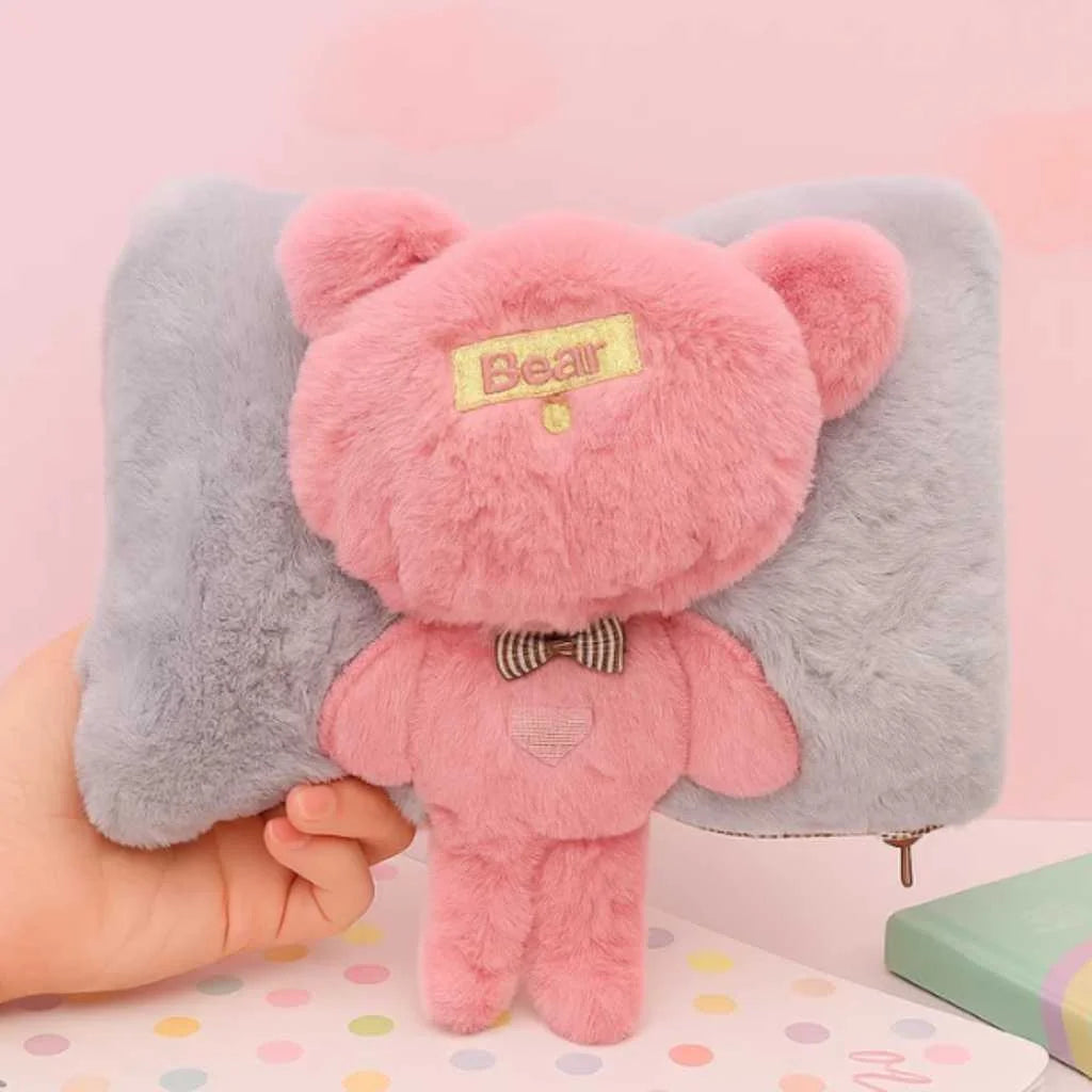 Cute Soft Toy Electric Hot Water Bag for Period Pain Relief Pillow