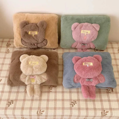 Cute Soft Toy Electric Hot Water Bag for Period Pain Relief Pillow