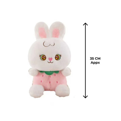Cute Strawberry Bunny Plush Toy 35cm Kawaii Edition