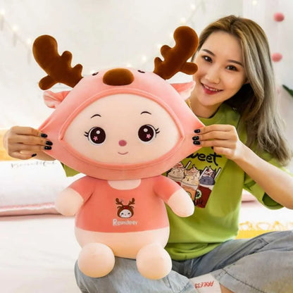 Cute Stuffed Animal Deer Soft Toys for Kids