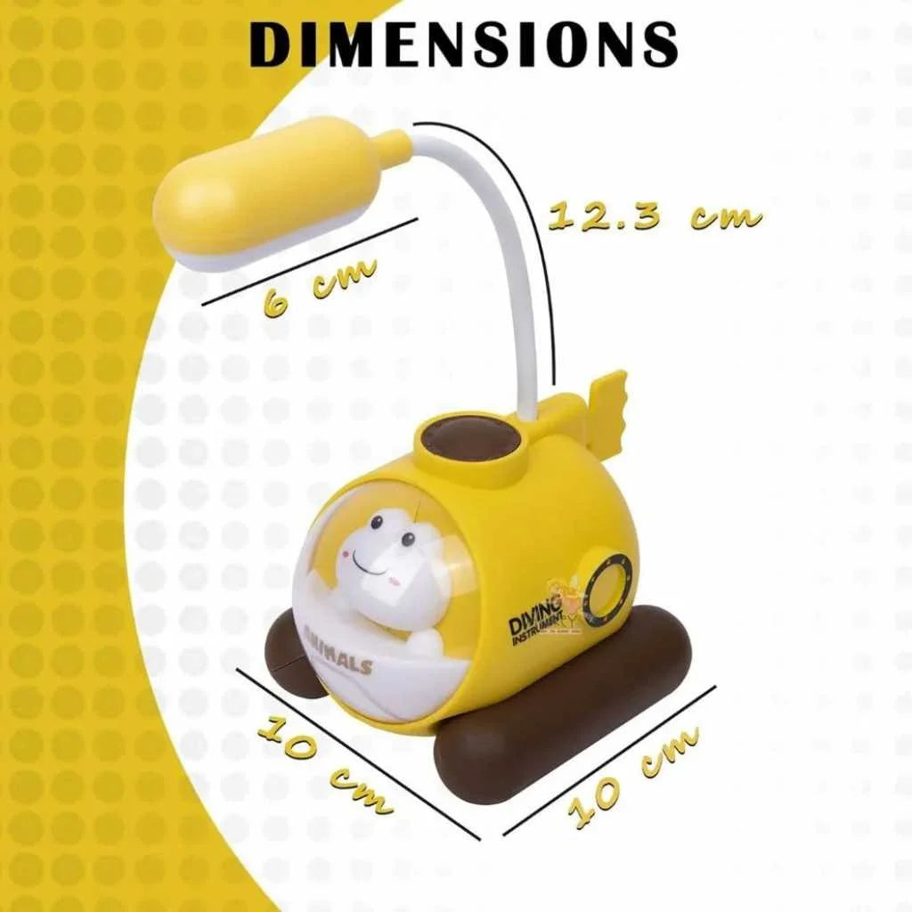 Cute Submarine Style 2 in 1 Study Lamp and Night Lamp