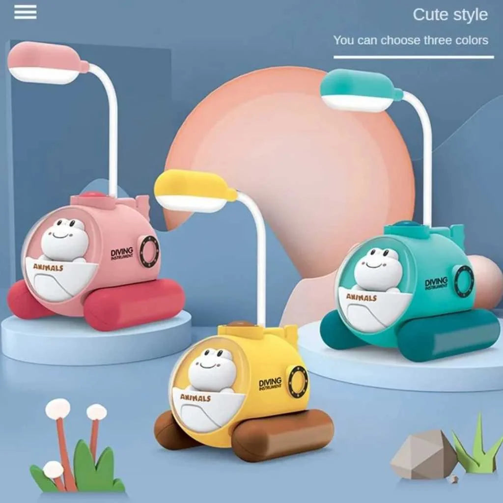 Cute Submarine Style 2 in 1 Study Lamp and Night Lamp