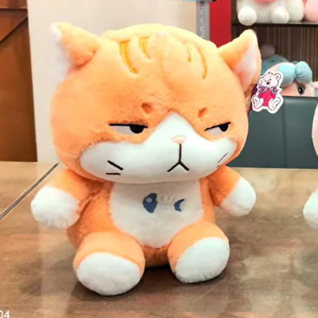 Cute Super Soft Angry Fish Cat Soft Toy