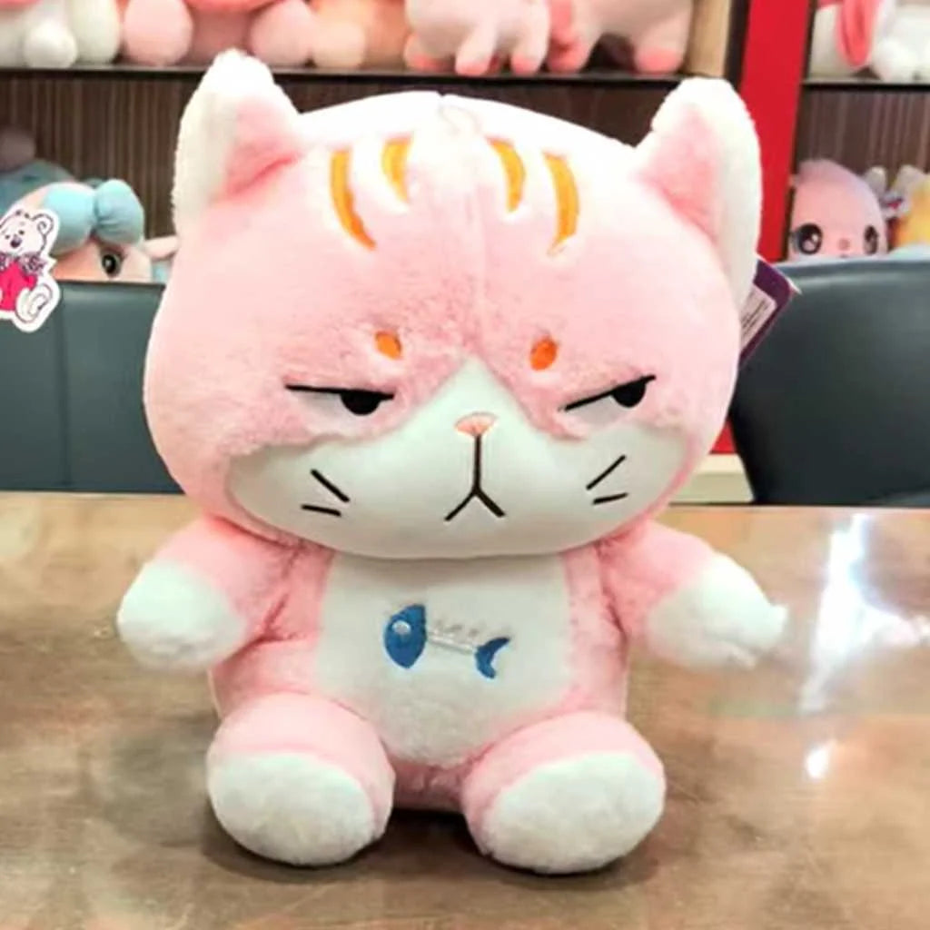 Cute Super Soft Angry Fish Cat Soft Toy