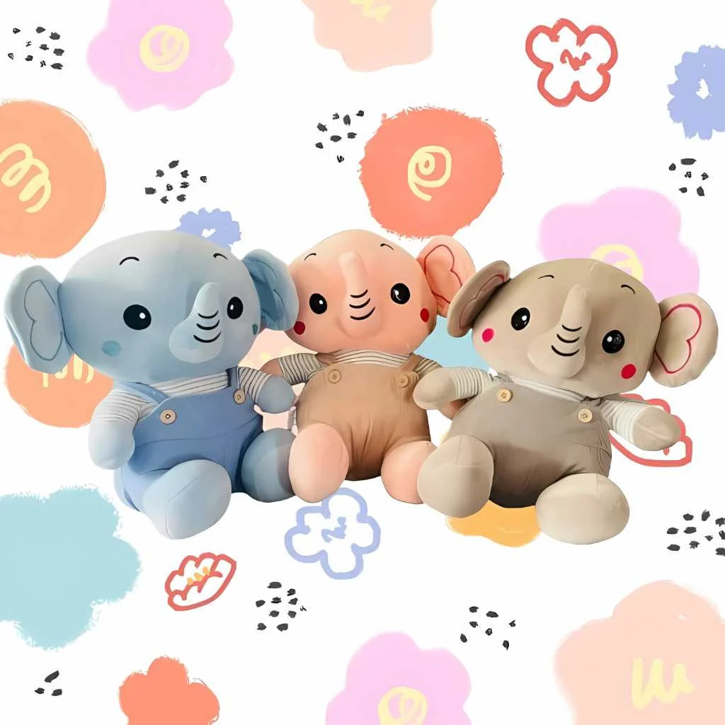 Cute Super Soft Dress Up Plush Elephant Toy