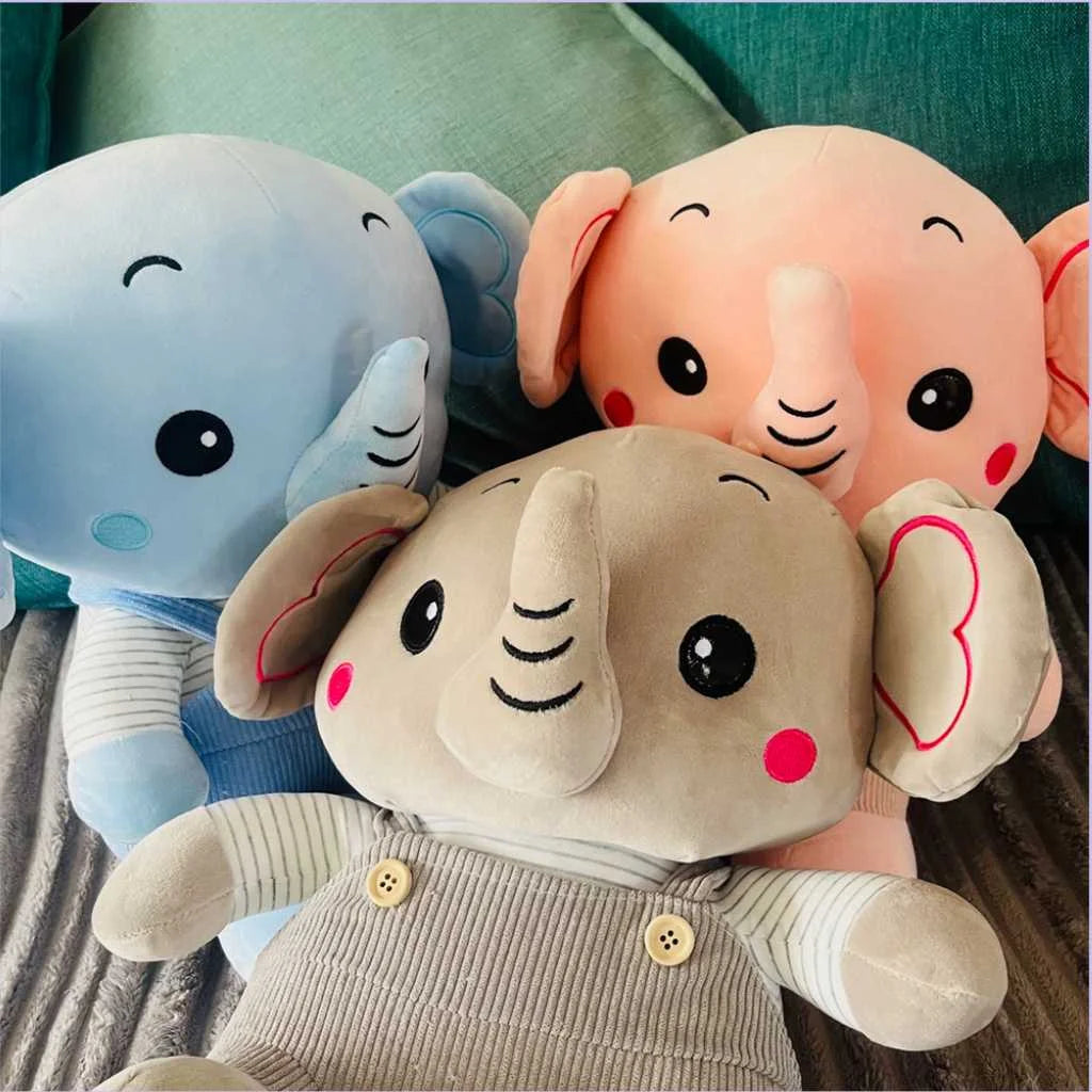 Cute Super Soft Dress Up Plush Elephant Toy