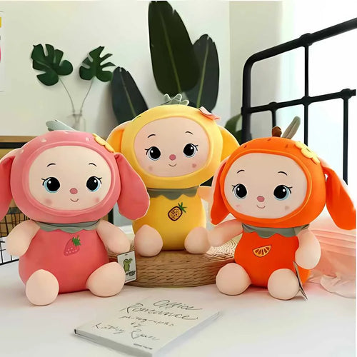 Cute Super Soft Huggable Fruit Rabbit Soft Toy
