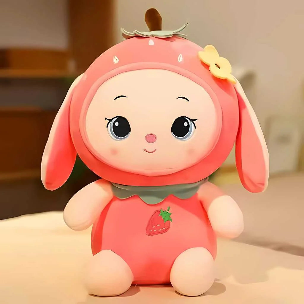 Cute Super Soft Huggable Fruit Rabbit Soft Toy