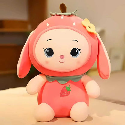 Cute Super Soft Huggable Fruit Rabbit Soft Toy