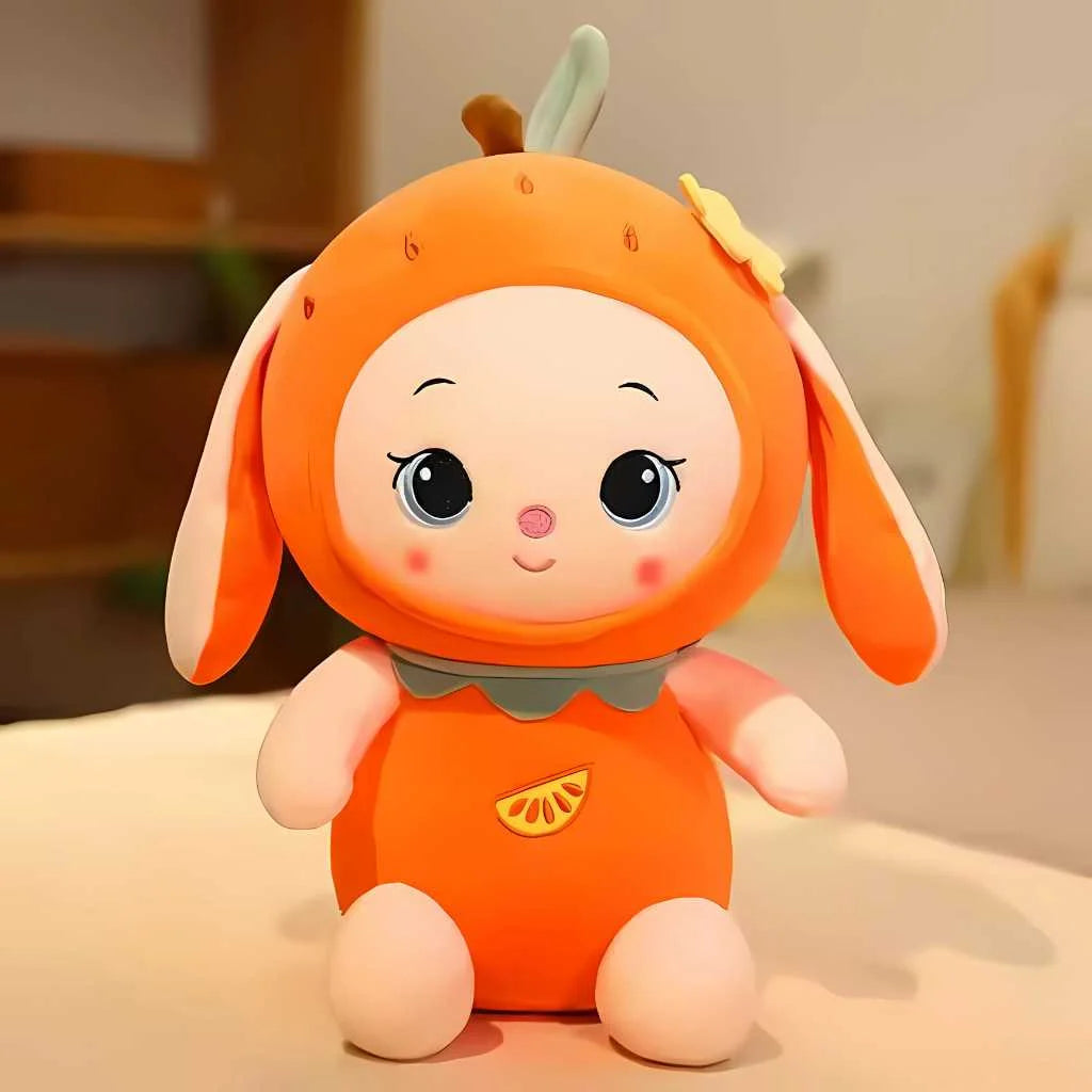 Cute Super Soft Huggable Fruit Rabbit Soft Toy