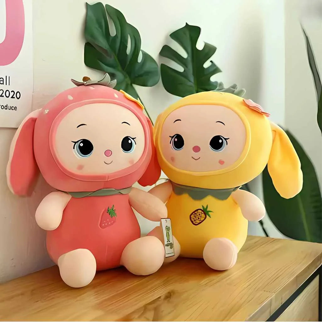 Cute Super Soft Huggable Fruit Rabbit Soft Toy