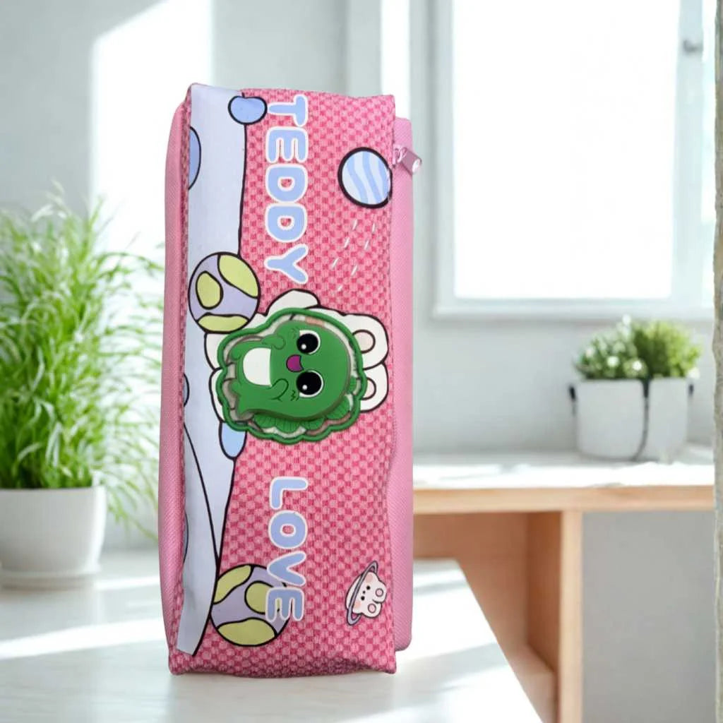 Cute Teddy Bear Pencil Pouch for Kids | DODKart