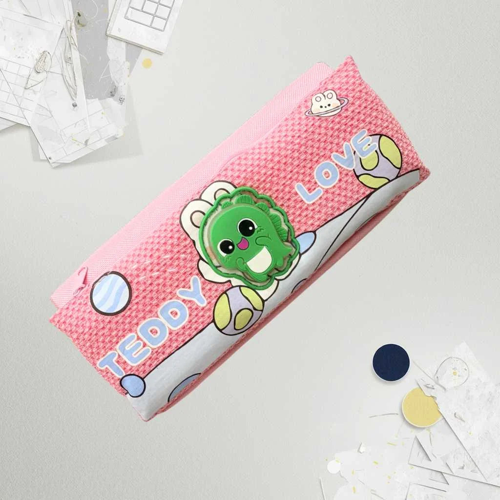 Cute Teddy Bear Pencil Pouch for Kids | DODKart