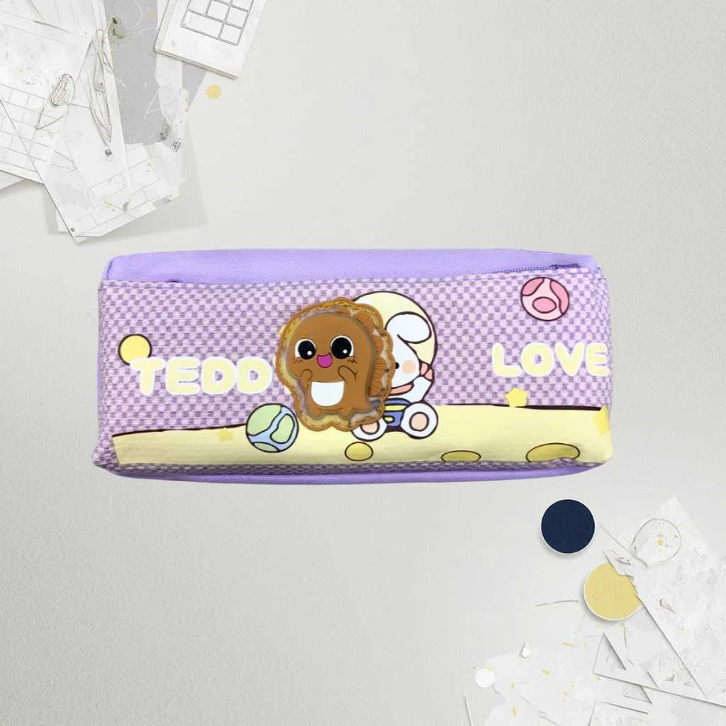 Cute Teddy Bear Pencil Pouch for Kids | DODKart