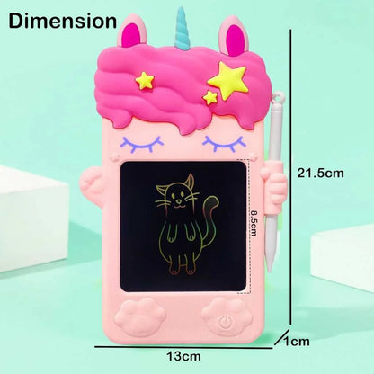 Cute unicorn and Dinosaur Theme LCD Writing Pad