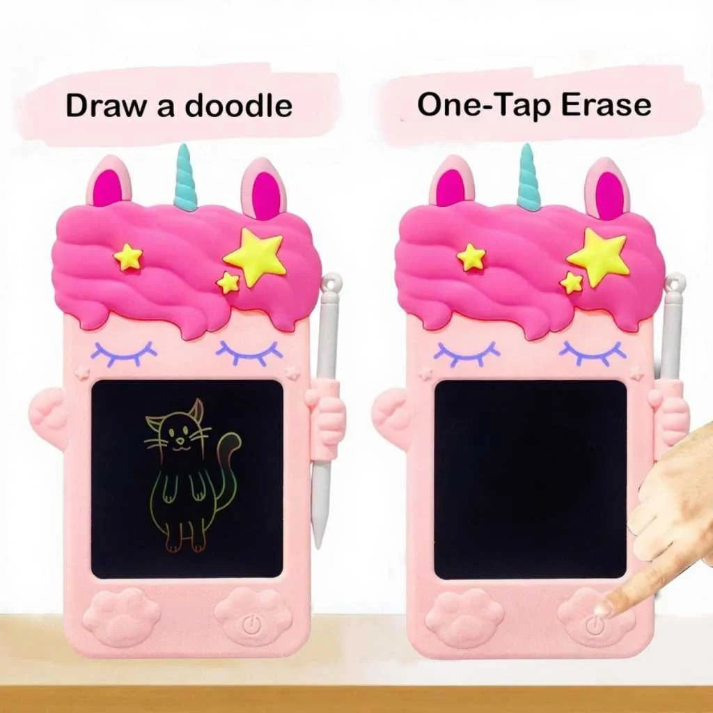 Cute unicorn and Dinosaur Theme LCD Writing Pad