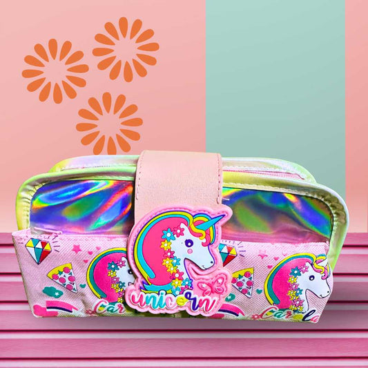 cute unicorn pencil pen case for kids 