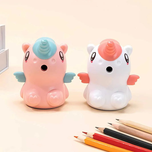 Cute Unicorn Pencil Sharpener Machine for Kids
