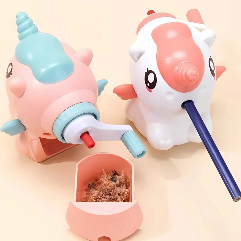 Cute Unicorn Pencil Sharpener Machine for Kids