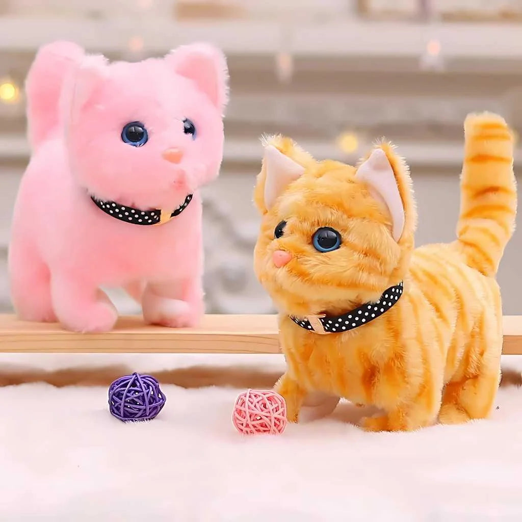 Cute Walking Cat Soft Toy for Kids with Sound
