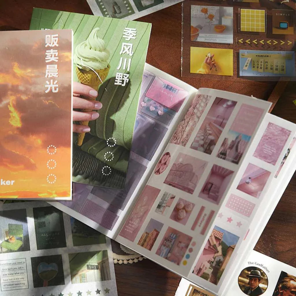 Deco Sticker Set 20 Sheets Aesthetic Journal Sticker Sheets