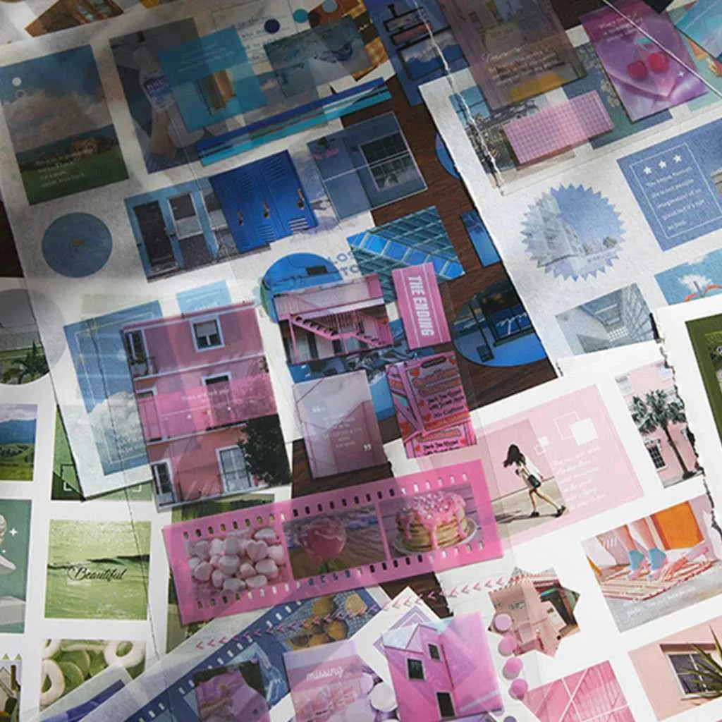 Deco Sticker Set 20 Sheets Aesthetic Journal Sticker Sheets