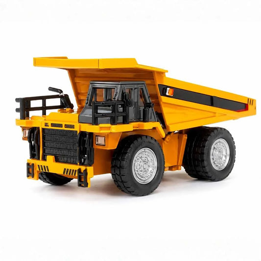 Die-Cast Engineering RC Dump Truck Toy for Kids