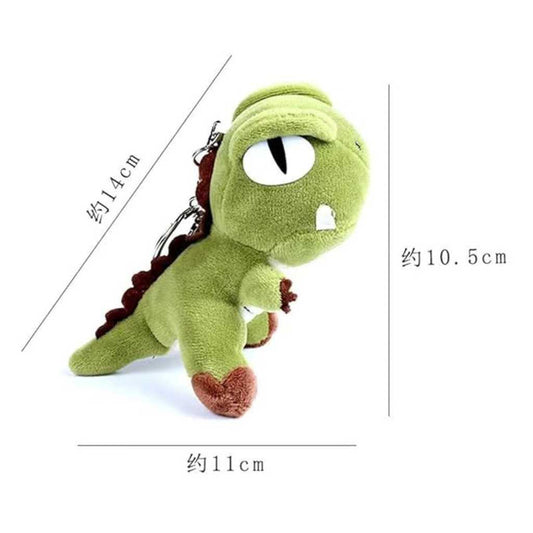 dinosaur style stuffed animal plush keychain