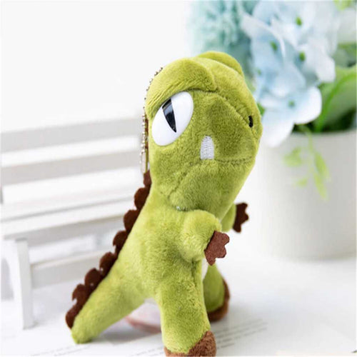 Dinosaur Style Stuffed Animal Plush Keychain
